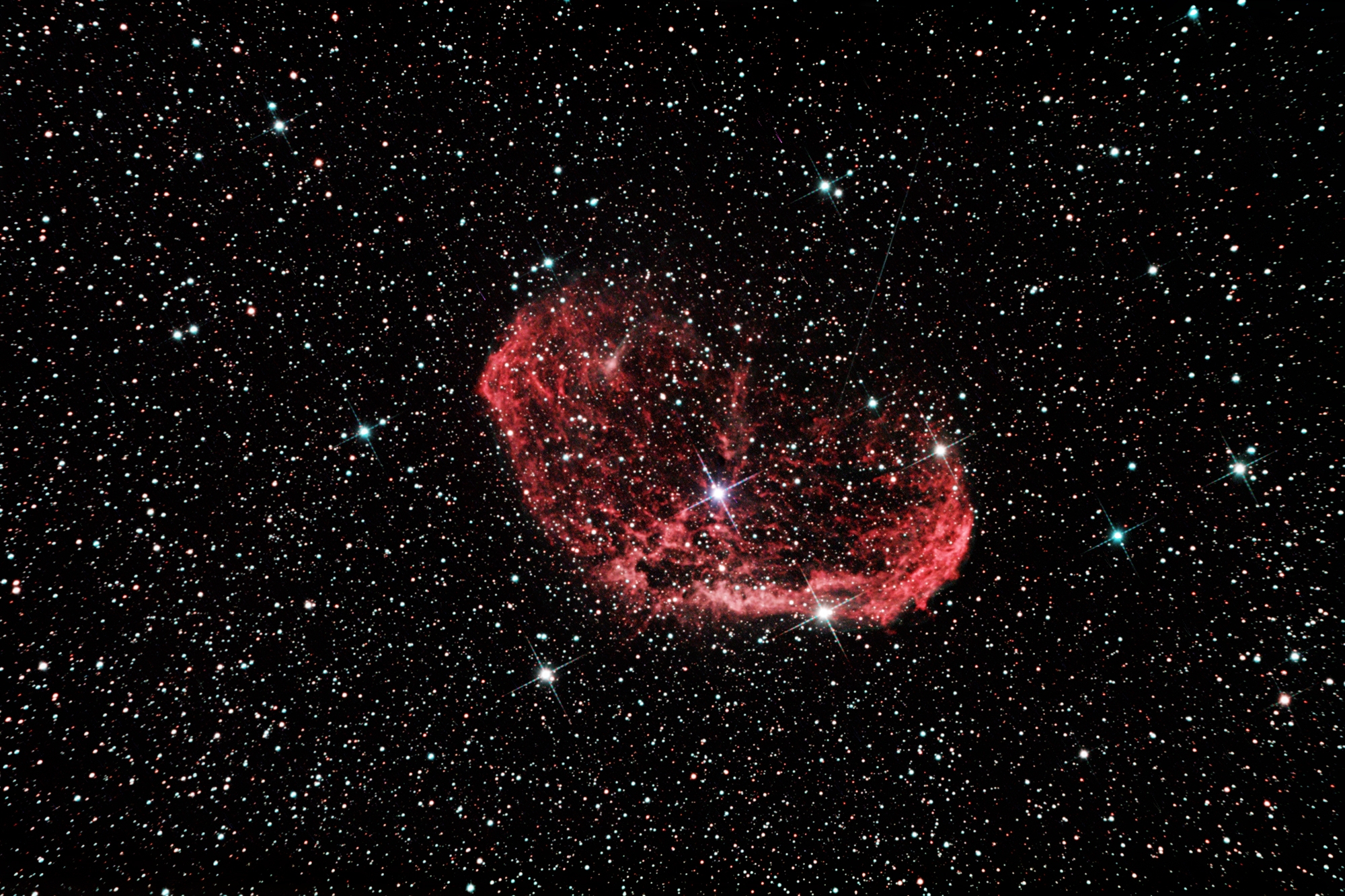 NGC 6888 Crescent Nebel